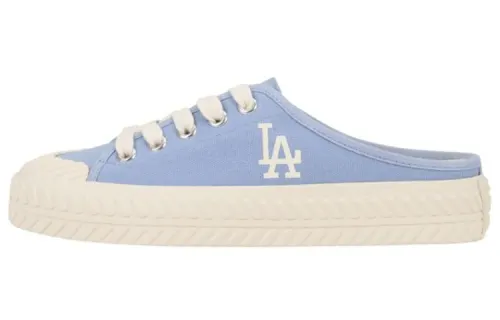 MLB Playball Mule Slip Resistant, Abrasion Resistant, Lightweight Low top Canvas Shoes Women's Sky Blue