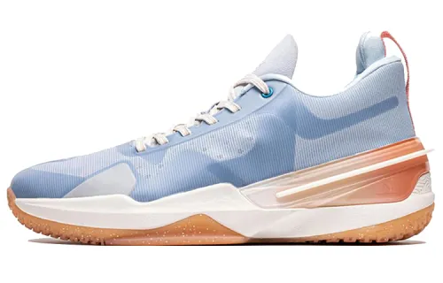 PEAK Flash 3 Basketball Shoes Men's Low Top Ceramic Blue/White/Orange