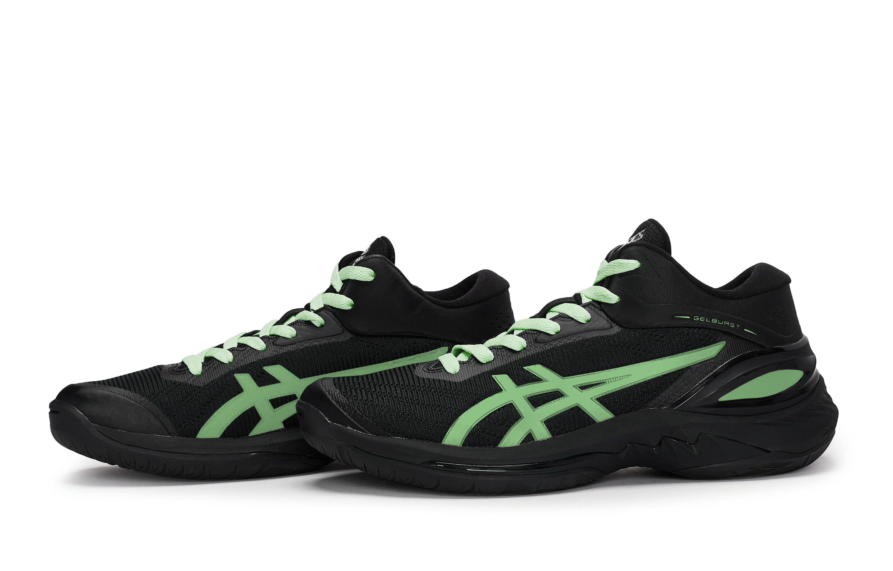 ASICS GELBURST 28 811 Manufacturing, Night Shadow Speed Green, Special Shoe Box Slip Resistant Slip Resistant Low top