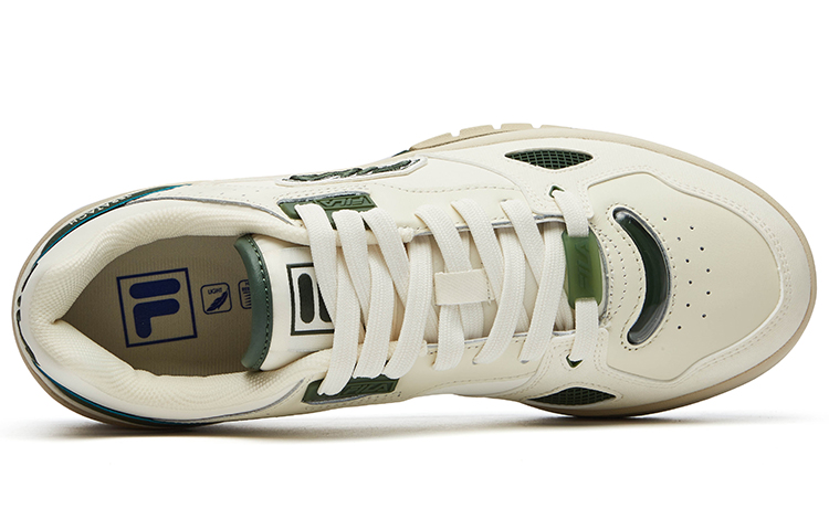 FILA FUSION Teratach Low Skate Shoes ‘White Green’ Women’s