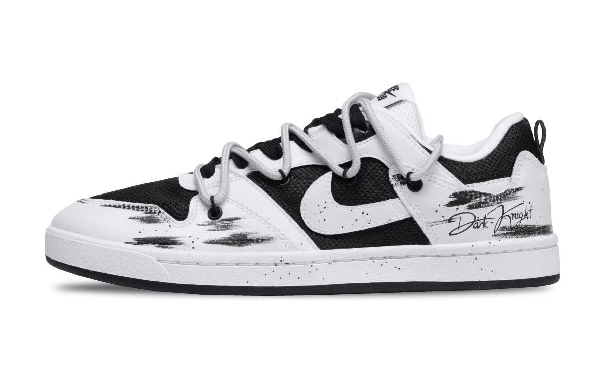 Nike SB Alleyoop Low top Skateboard Shoes Men's Black White