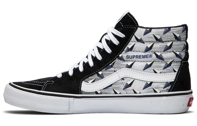 Sk8 Supreme x Sk8 Vans-Hi Pro 'Diamond Plate Black Grey'