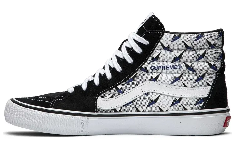 Sk8 Supreme x Sk8 Vans-Hi Pro 'Diamond Plate Black Grey'