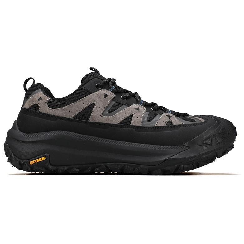 HUMTTO Cushioning Slip Resistant Abrasion Resistant Low top Hiking Shoes Men’s Dark Gray