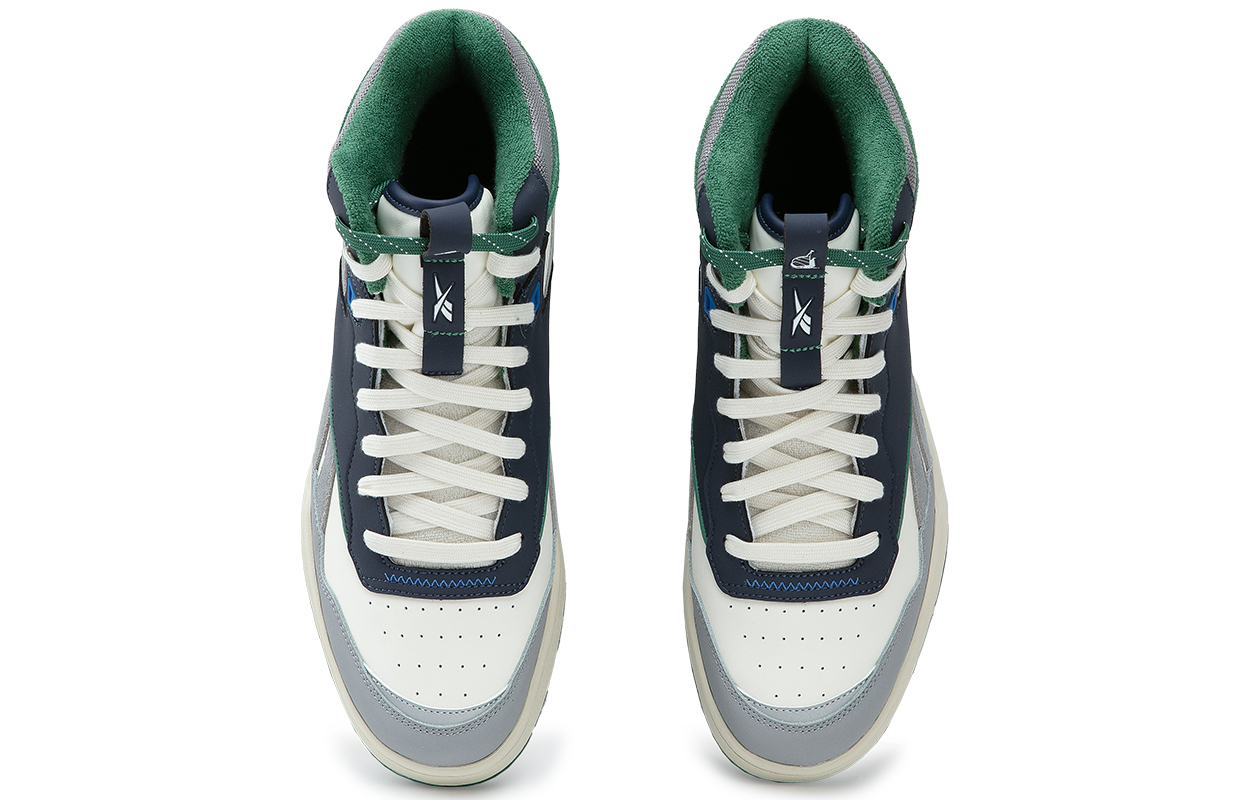 Nautica x Reebok BB 4000 II MID Fashionable And Versatile Comfortable Mid top Vintage Basketball Shoes Unisex