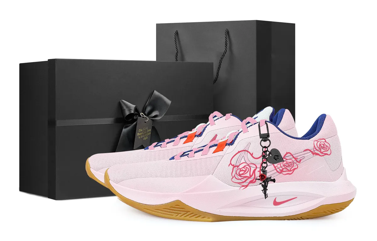 Nike Precision 6 Low top Basketball Shoes Men's Pink