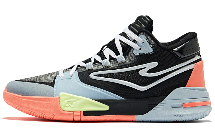 Erke Qidan, Spirit Fearless Cushioning Slip Resistant Abrasion Resistant High top Basketball Shoes Men’s