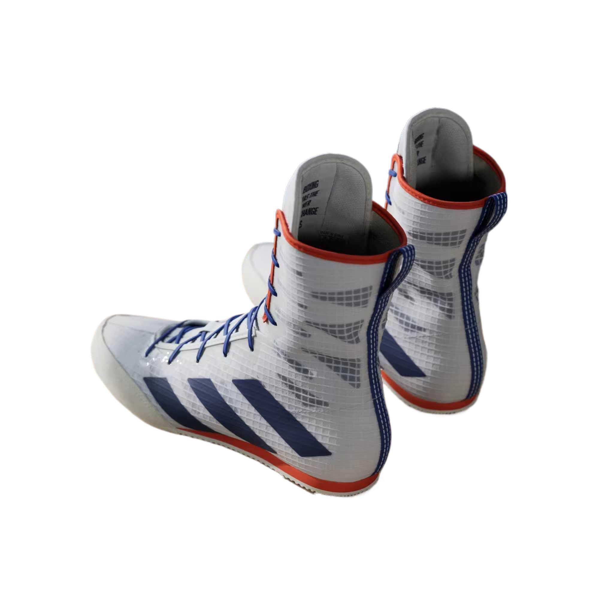 Box Hog Adidas 4 ‘White Dark Blue’