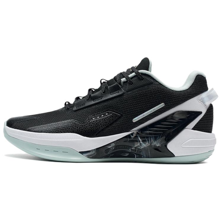 XTEP Serpent Strike TD Cushioning, Wear Resistant Low top Basketball Shoes Men’s Black White