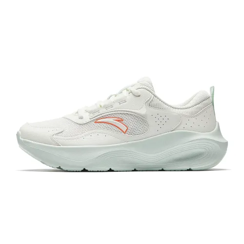 Anta Light Interpretation Low top Training Shoes Women's Ivory White/Oxygen Green