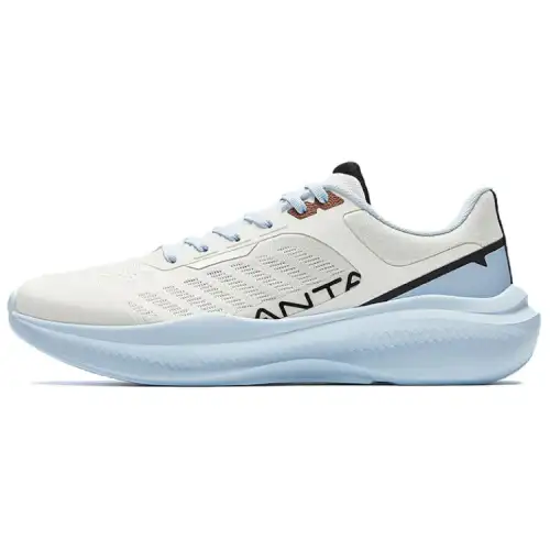Anta Slip Resistant Abrasion Resistant Slip Resistant Abrasion Resistant Low top Training Shoes Men's White Blue