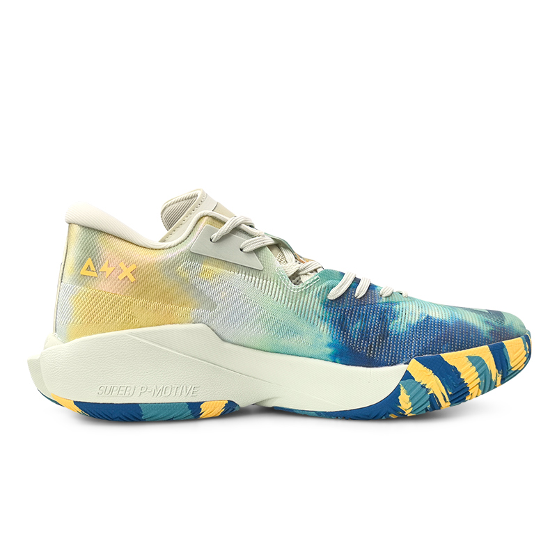 PEAK Lightning 10 Basketball Shoes Men’s Low Top Milk Jade/Caribbean Blue