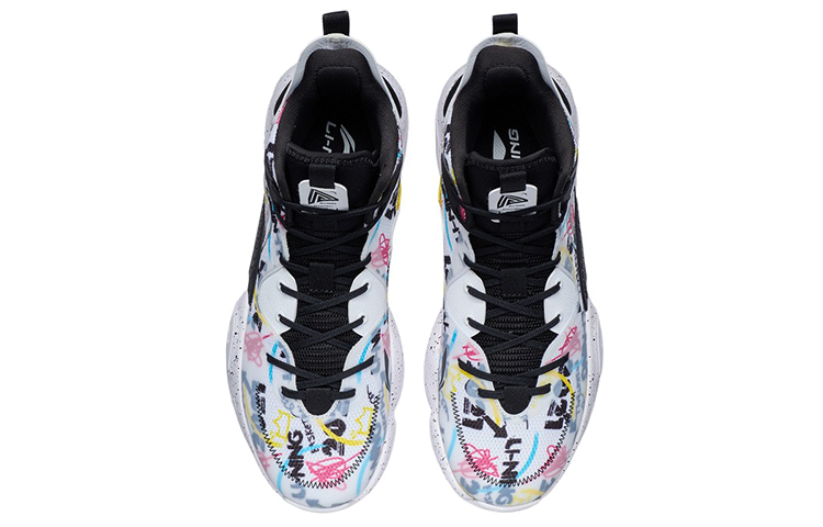 Li Ning Textile, Synthetic Leather, TPU Cushioning Slip Resistant Abrasion Resistant Coverage Support Mid top
