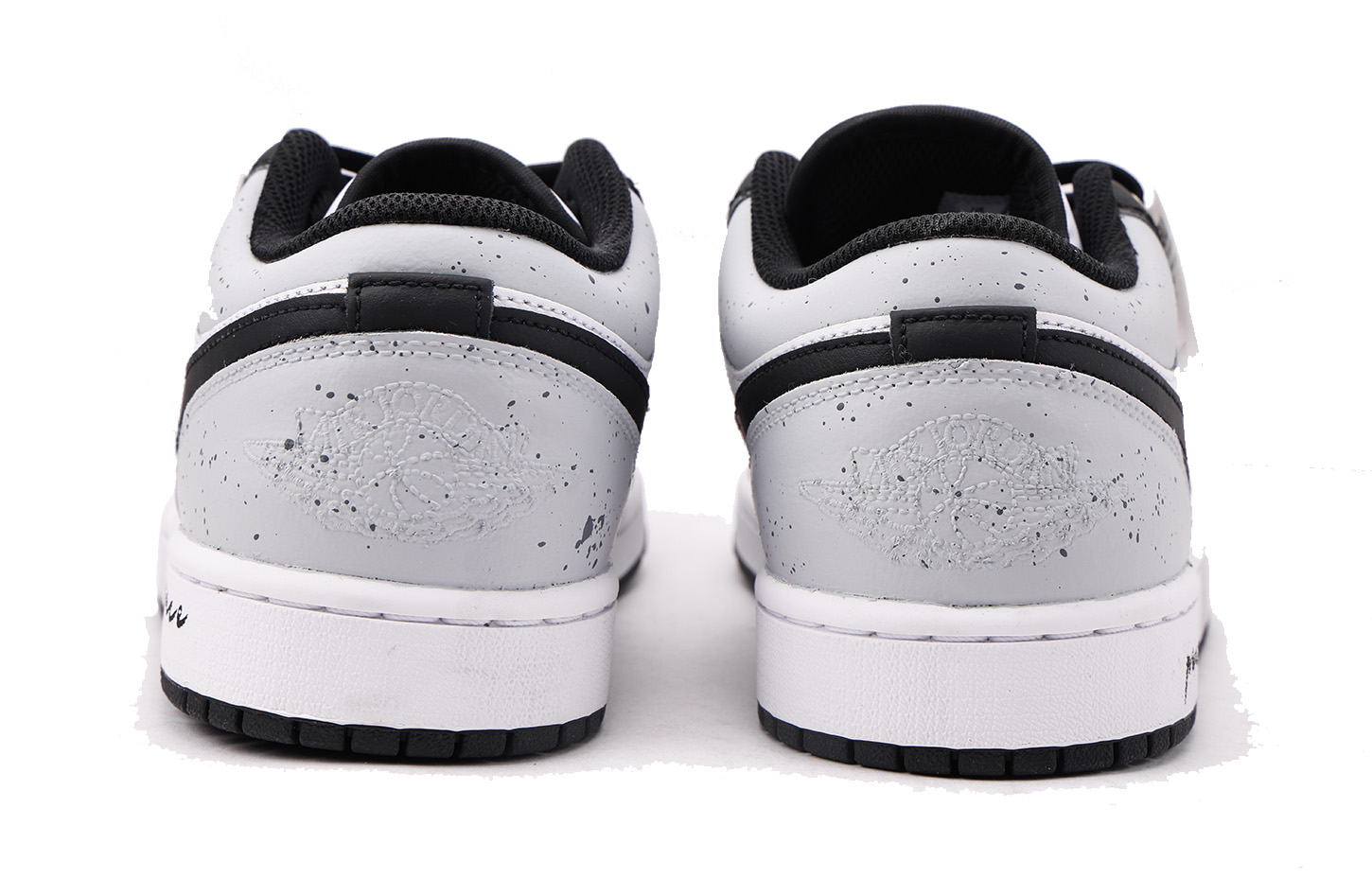 Jordan Air Jordan 1 Low top Vintage Basketball Shoes Men’s Black Gray