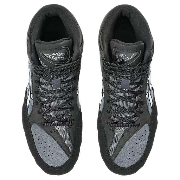 Asics AGGRESSOR 6 Abrasion Resistant Support High top Training Shoes Men’s Black