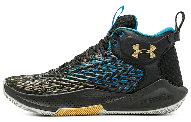 Under Armour Hovr Havoc 4 Clone 'Black Gold Blue'