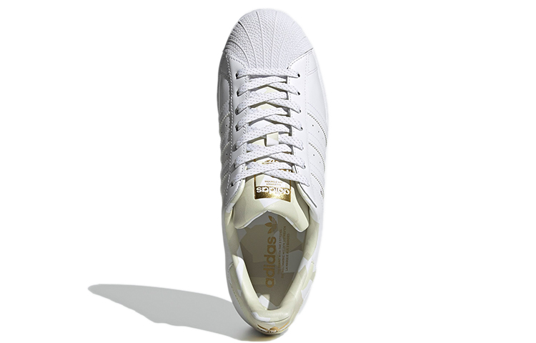 Кеды adidas originals Superstar (бело-золотые) — фото 5