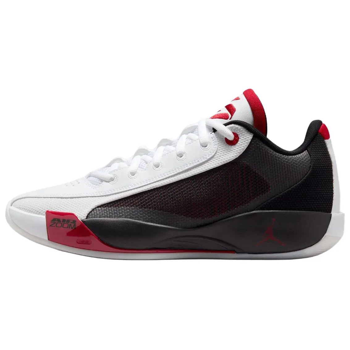 Jordan Luka .77 Slip Resistant Abrasion Resistant Low top Basketball Shoes Men's White Black