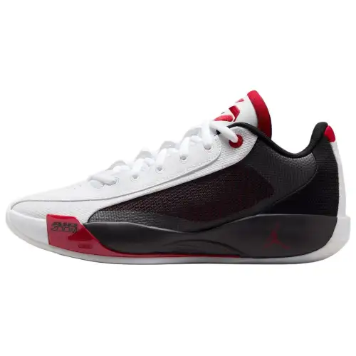 Jordan Luka .77 Slip Resistant Abrasion Resistant Low top Basketball Shoes Men's White Black