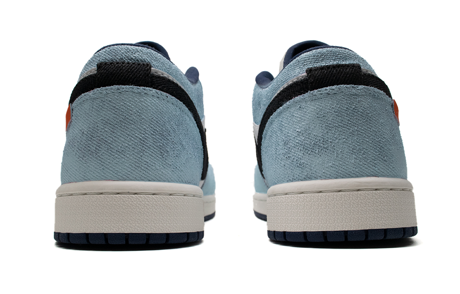Jordan Air Jordan 1 Low top Vintage Basketball Shoes Unisex Light Blue