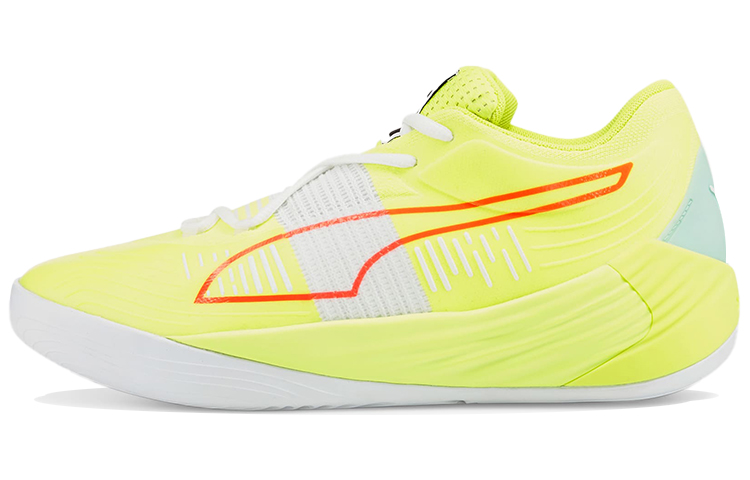 Мужские кроссовки PUMA Fusion Nitro (желто-белые)