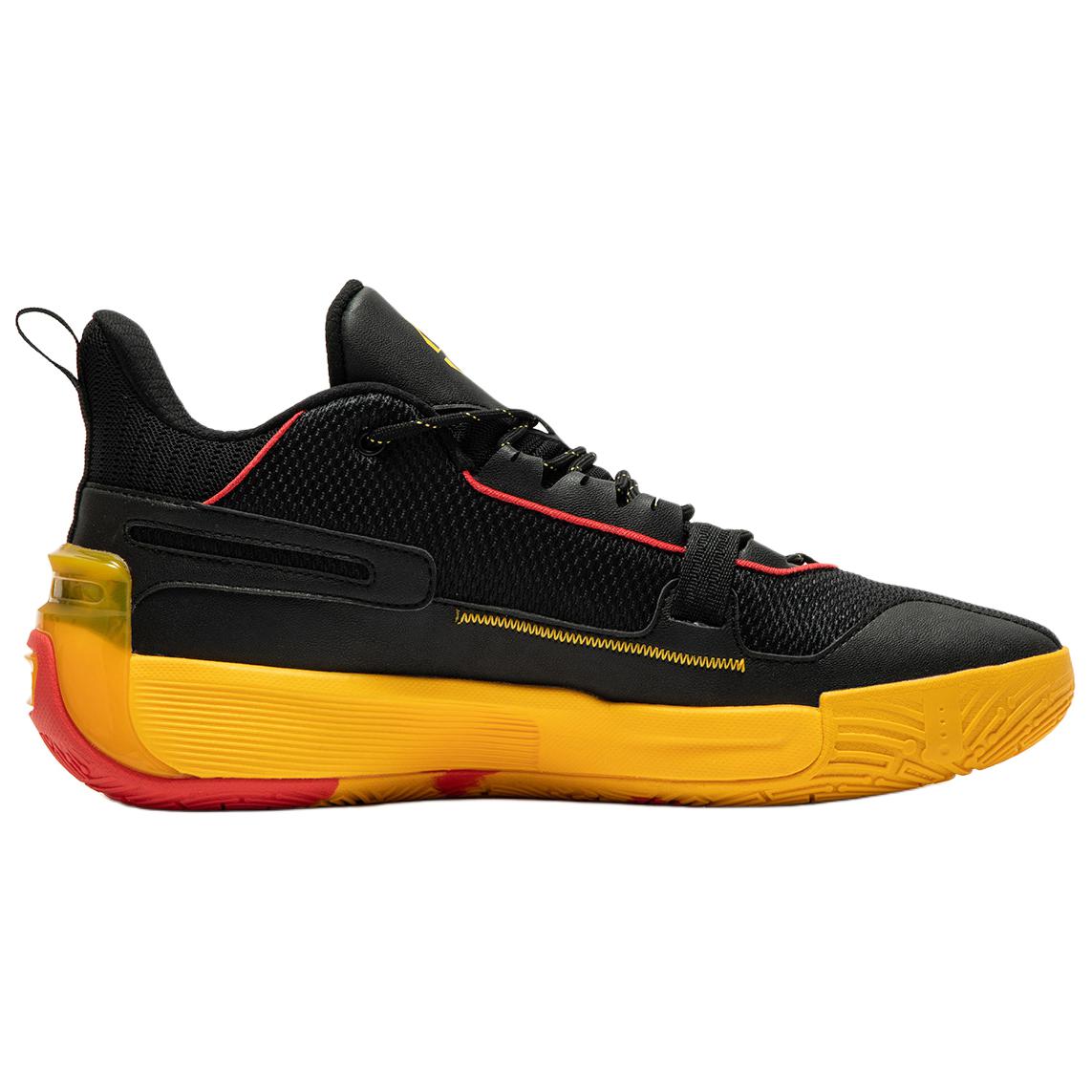 361° Cushioning Low top Basketball Shoes Men’s Black Yellow