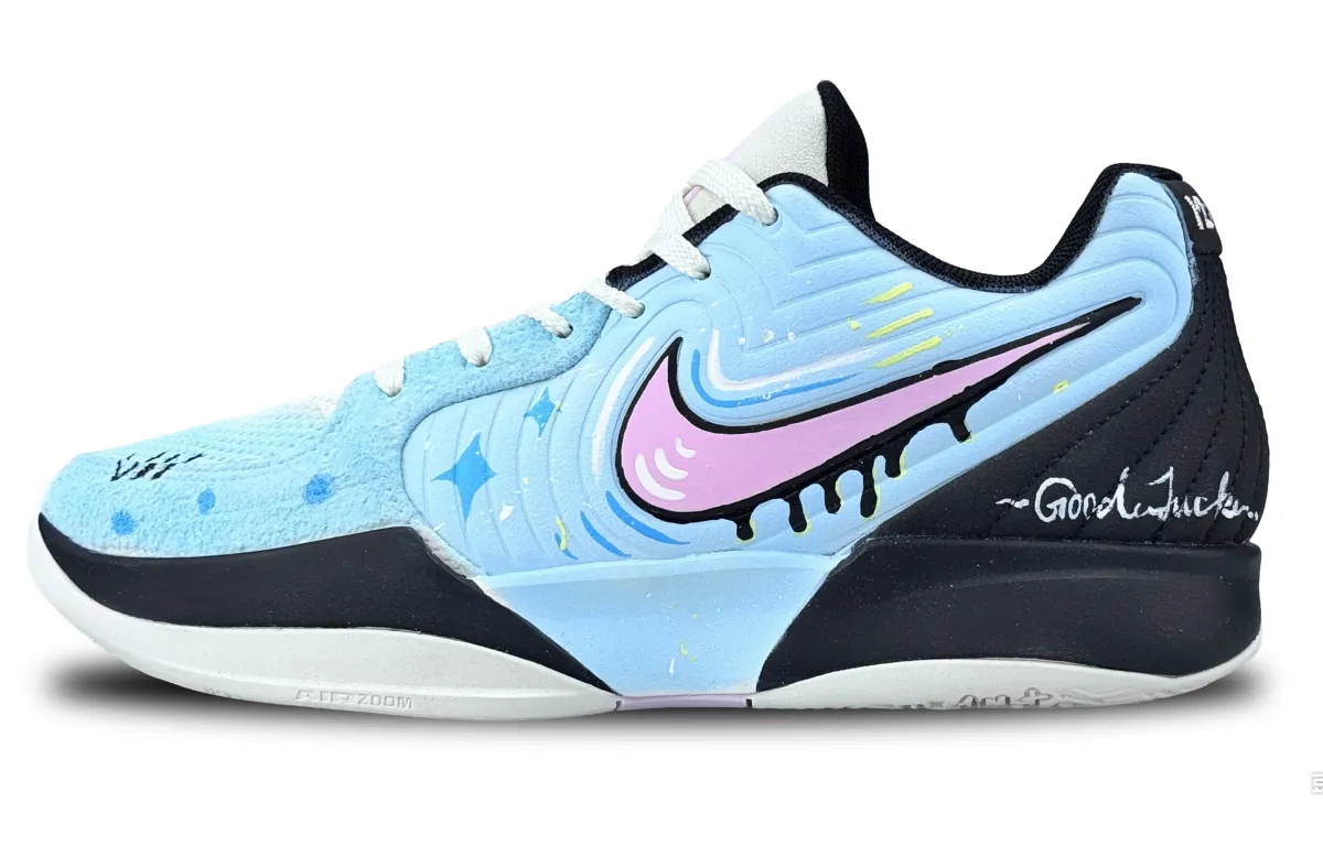 Nike Ja 2 Cushioning Abrasion Resistant Cushioning, Wear Resistant Low top Basketball Shoes Men's Blue Green