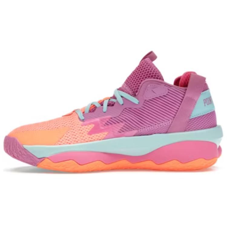 Adidas Exhibit Select Slip Resistant Abrasion Resistant Low top Basketball Shoes Men's Pink Purple