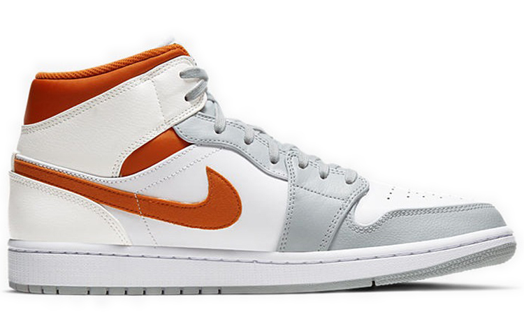 Jordan 1 Mid Starfish Pure Platinum