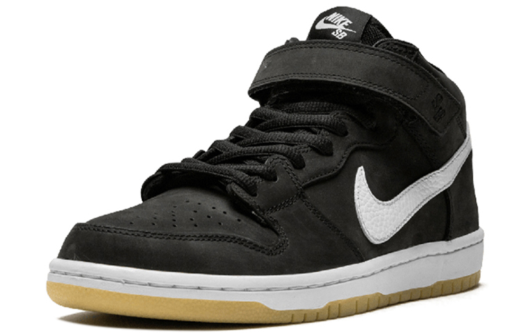 Кеды Nike Dunk SB Pro Iso "Orange Label" (черно-белые) — Чёрныйбелый — фото 2