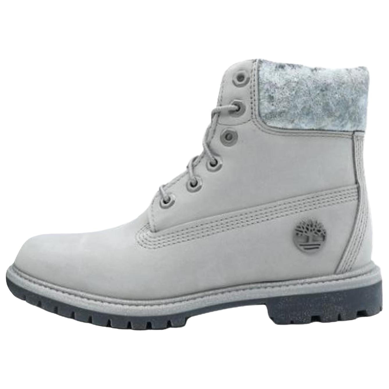 Женские ботинки Timberland 6 Inch (серые)