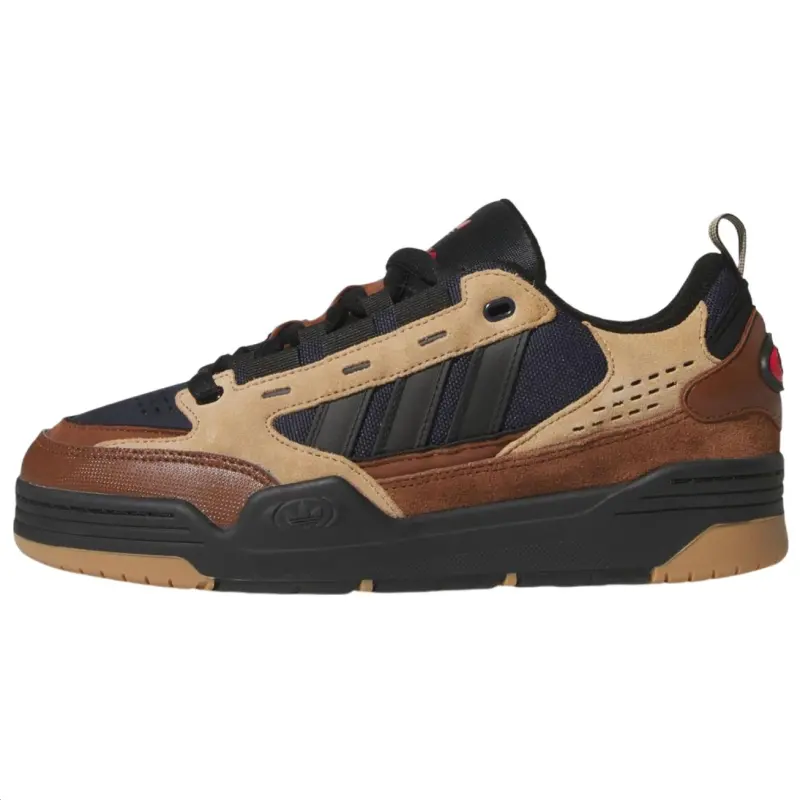 Adidas Originals Adi2000 Slip Resistant Abrasion Resistant Low top Skateboard Shoes Unisex Brown Black