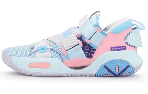 LiNing Li Ning City 9 V2 Comfortable and Versatile Fabric Synthetic Leather Shock Absorbing Anti-Slip Wear-Resistant Breathable Low-top Basketball Shoes Men's Aqua Blue