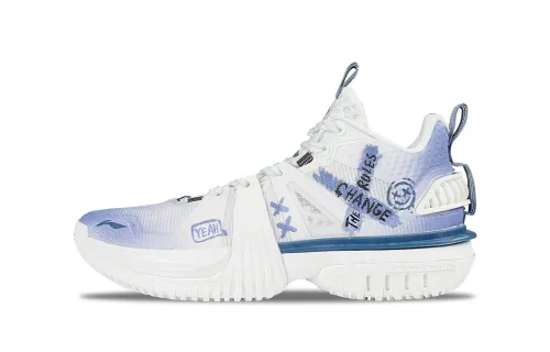 Li Ning Storm 2024 Abrasion Resistant Slip Resistant Abrasion Resistant Slip Resistant Low top Basketball Shoes Men's