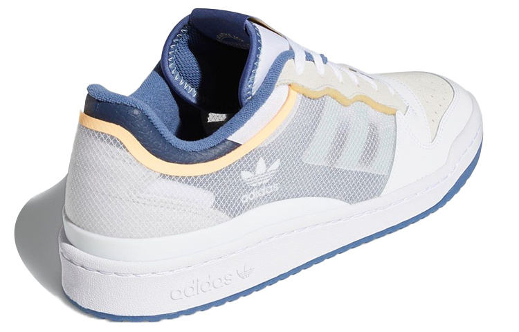 Кеды adidas originals FORUM Low TT (бело-синий) — Белый / синий — фото 4