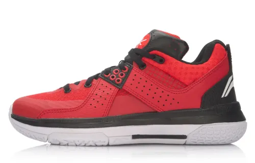 LiNing Li Ning Wade's Way All City5 comfortable and versatile shock-absorbing, non-slip and wear-resistant mid-top basketball shoes men's red