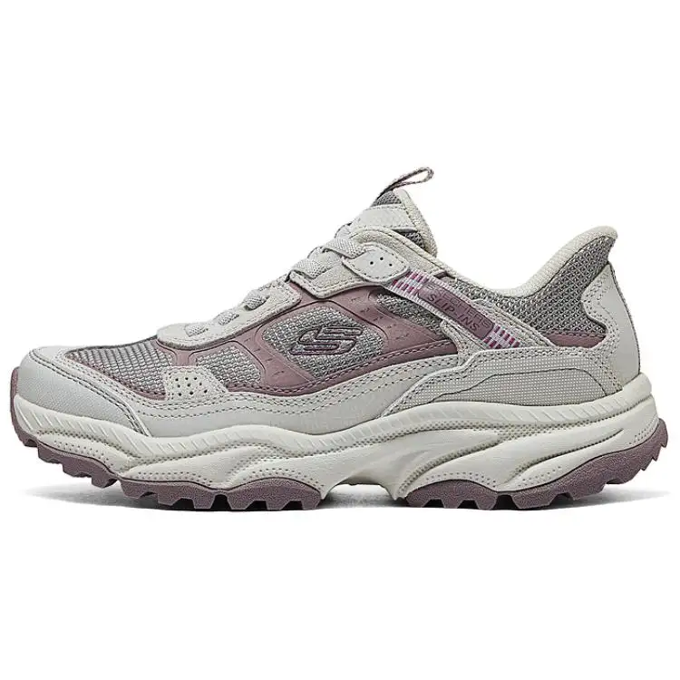 Skechers OUTDOOR Low top Mountaineering Shoes Women's Gray Purple