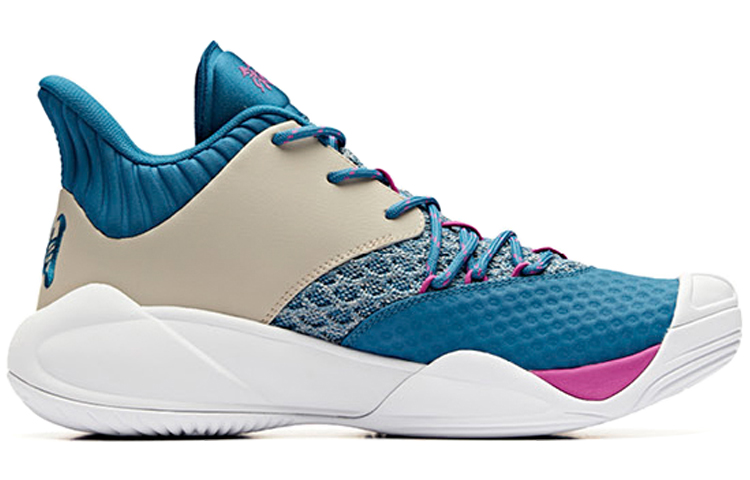 Anta Cushioning Slip Resistant Abrasion Resistant Cushioning Slip Resistant Abrasion Resistant Mid top Basketball Shoes