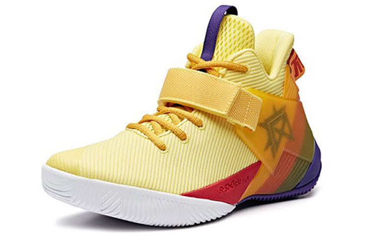 Anta Basketball Collection Low top Basketball Shoes Men’s Yellow Red Purple