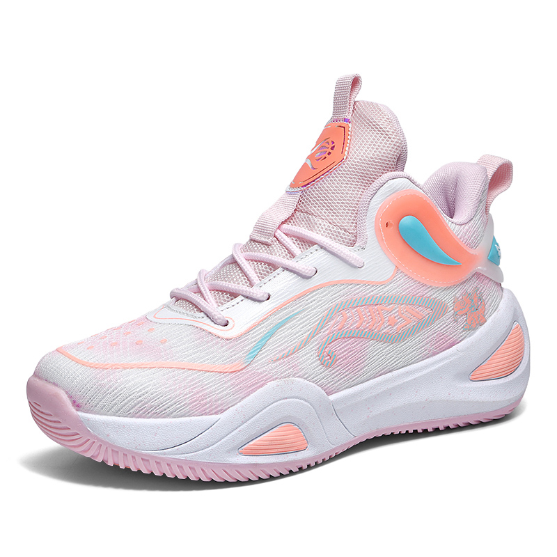 MEKY Rubber Slip Resistant Abrasion Resistant Mid top Basketball Shoes Unisex
