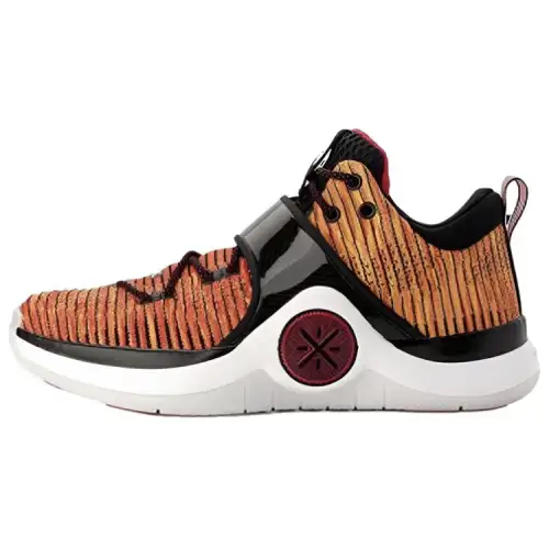 LiNing WOW 6 Wade's Way 6 Halloween color matching pumpkin non-slip lightweight low-top practical basketball shoes men's brown