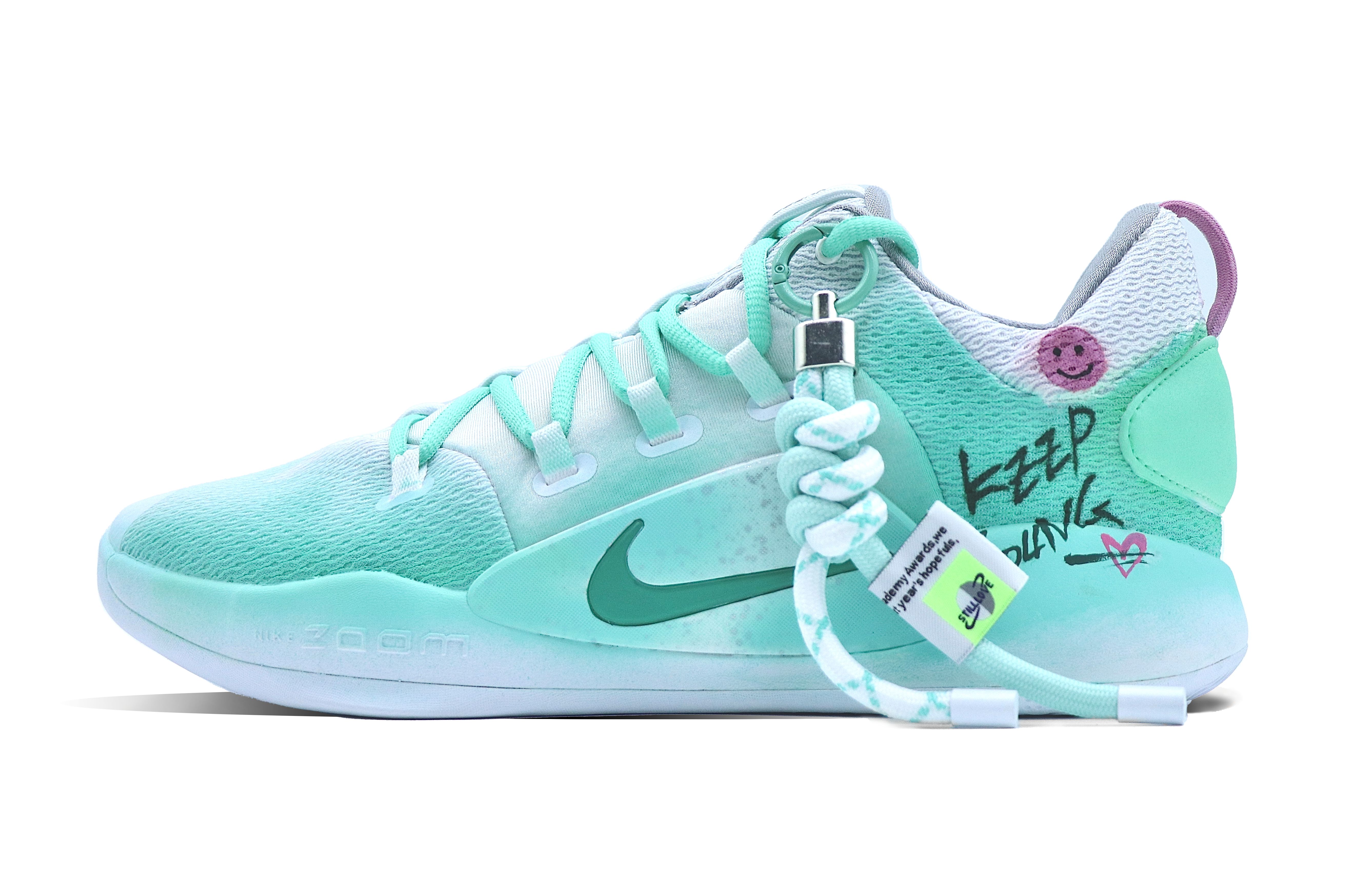Nike Hyperdunk X Basketball Shoes Men's Low Top Green/White
