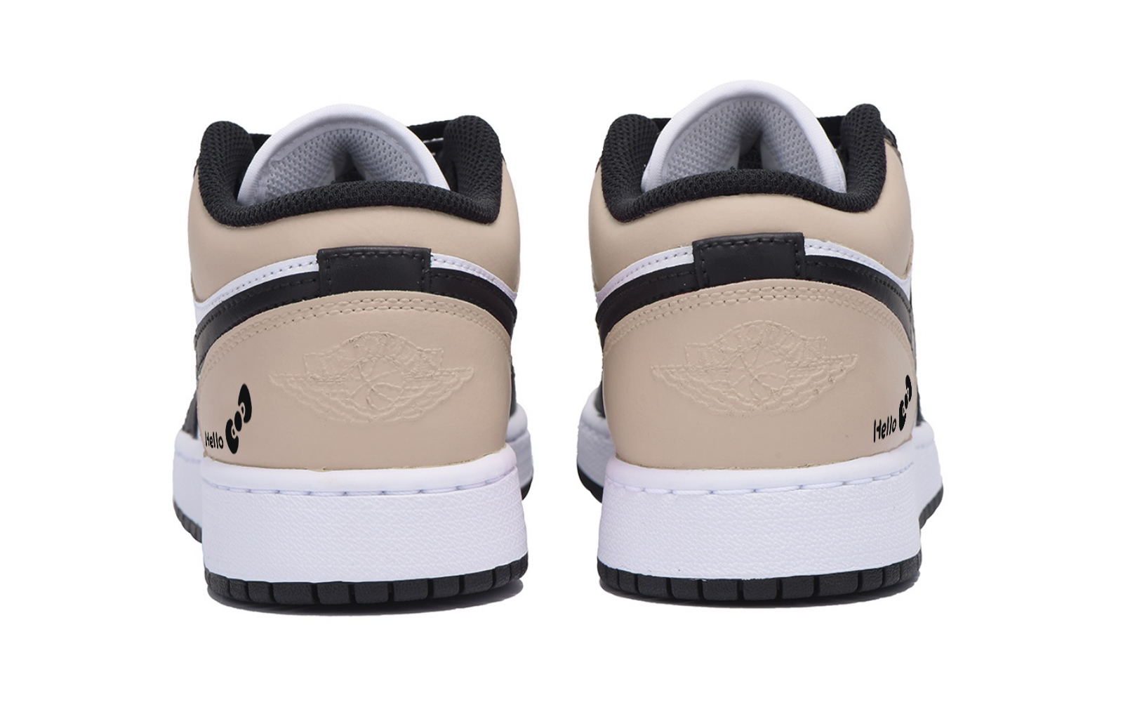 Jordan Air Jordan 1 Habitat Orchid Yellow Abrasion Resistant Low top Vintage Basketball Shoes Men’s White Brown