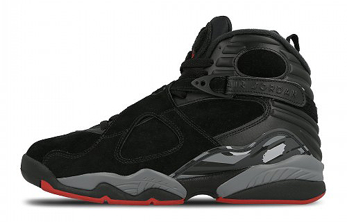 Мужские кроссовки Jordan Air Jordan 8 Retro Black Cement (черные)