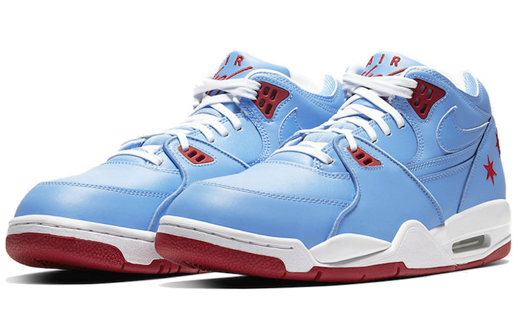 Кроссовки Nike Air Flight 89 chicago Air (синийкрасный) — фото 3