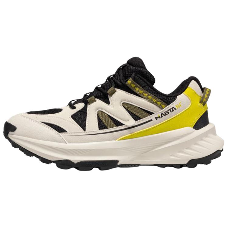 361° Slip Resistant Abrasion Resistant Grip Low top Hiking Shoes Men’s Beige Black