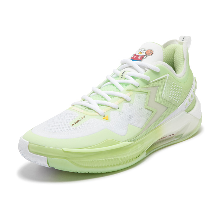 361° BIG3 5.0 Quick PRO Basketball Shoes Men’s Low Top Jelly Aloe/361 Degrees White