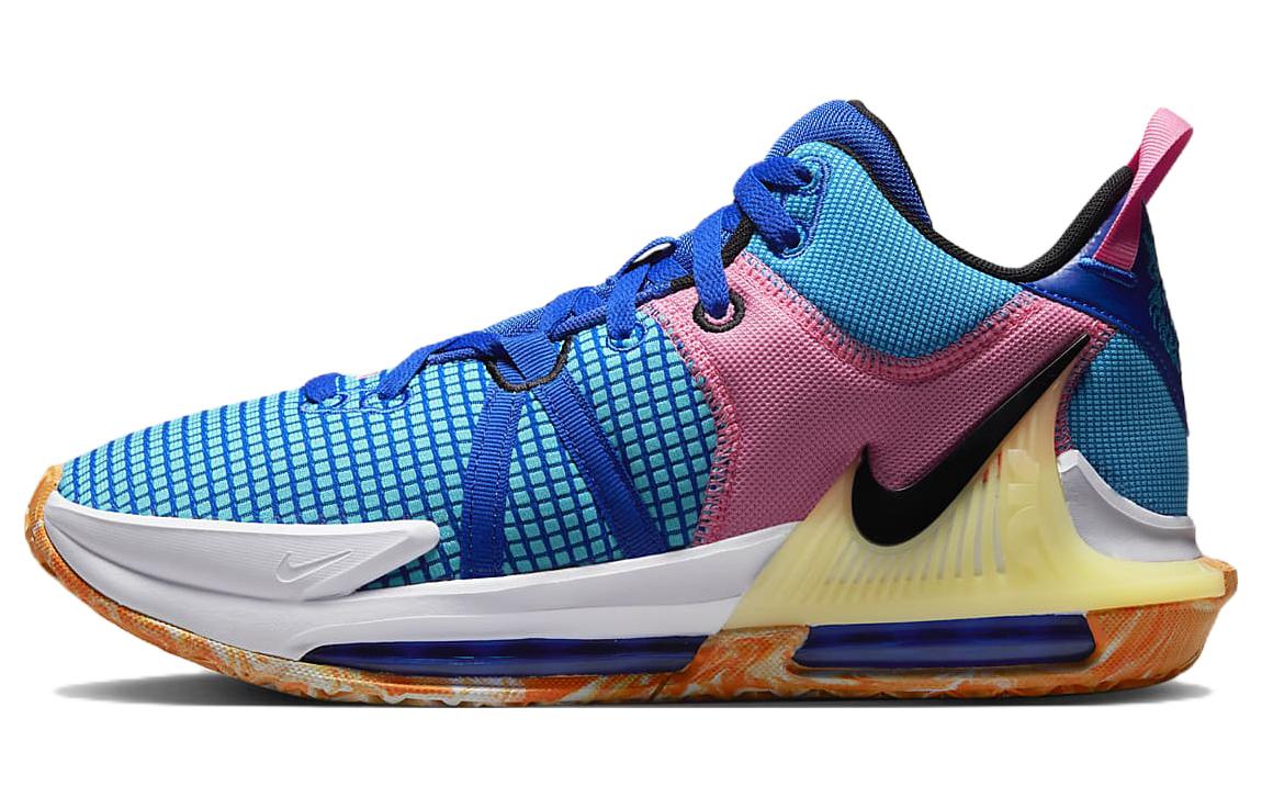 Мужские кроссовки Nike Nike Lebron Witness 7 (синийрозовыйчерный)