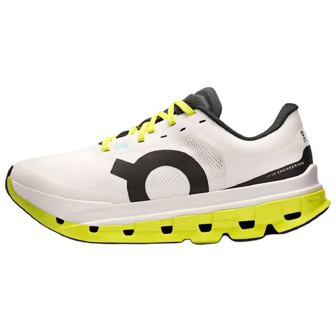 On Cloudflow 5 Abrasion Resistant Low top Training Shoes Women's White Yellow