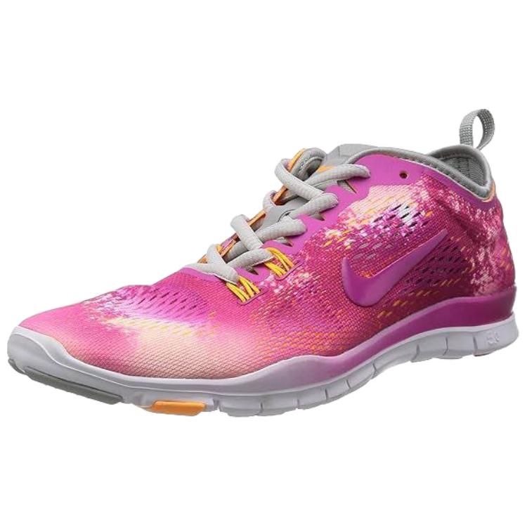 Nike Free 5.0 Slip Resistant Abrasion Resistant Slip Resistant Abrasion Resistant Low top Training Shoes Women’s Pink